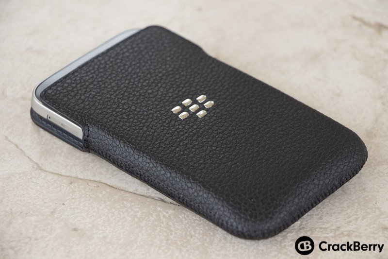 BlackBerry-Classic-In-Leather-Pouch-Left