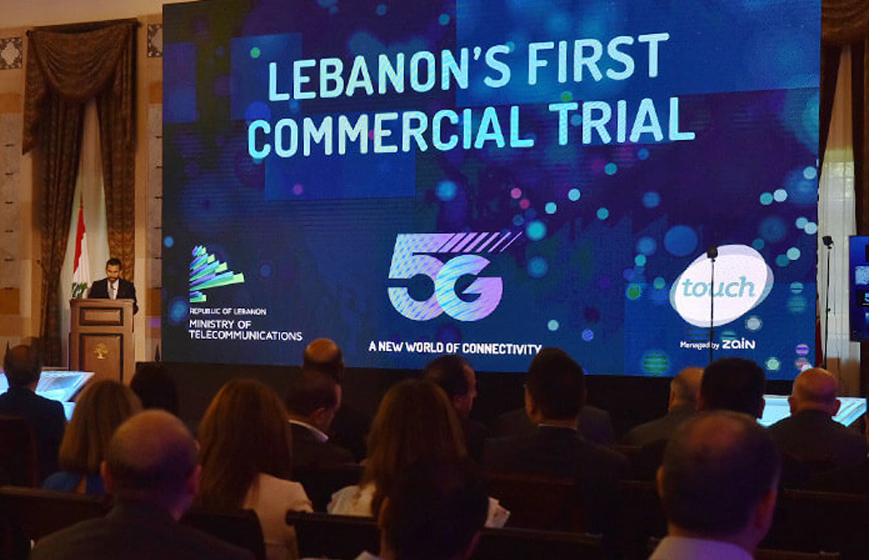 5g commercial trial touch lebanon