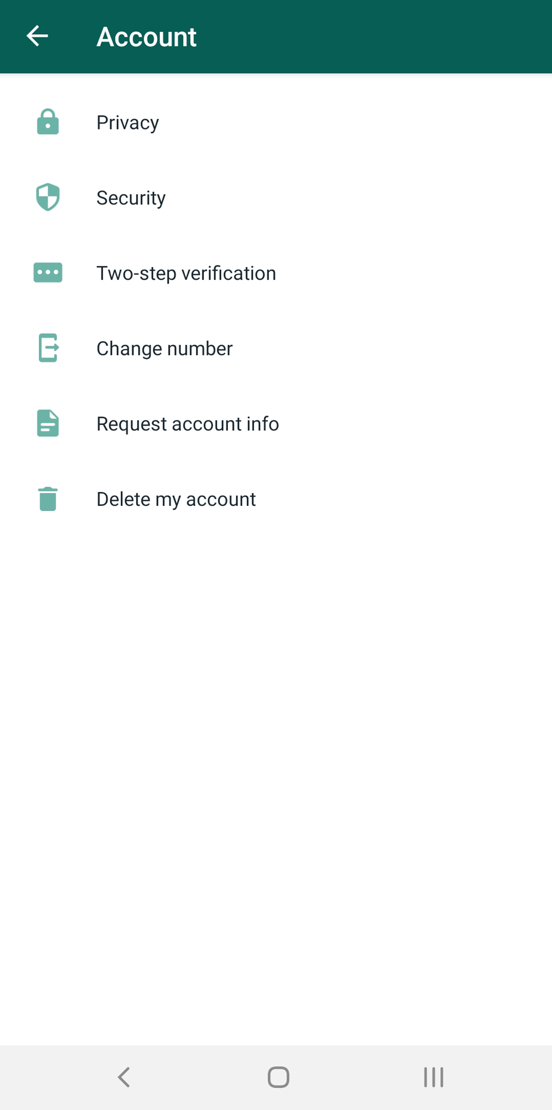 whatsapp's fingerprint lock feature screenshot 1